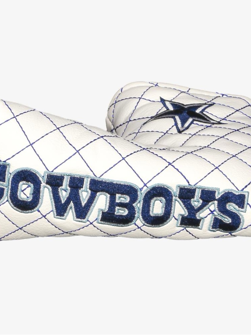 NWT! 🏌️‍♂️⭐️🏈 Dallas Cowboys Quilted White & Navy Golf Headcover